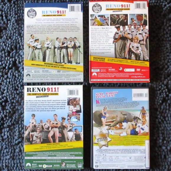 Reno 911 TV Series Fan Pack. Seasons 1, 2, 4 & The Miami Movie Unrated. - Picture 2 of 8